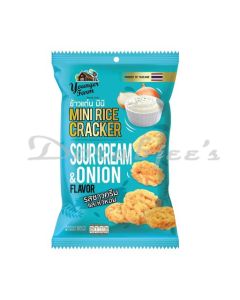 YOUNGER FARM MINI RICE CRACKER SOUR CREAM ONION 60G
