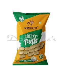 MUNCHFIT ROASTED MILLET  PUFF SOUR CREAM AND ONION 100 G