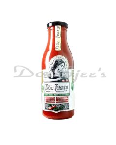 THE TRUE TOMATO CLASSIC KETCHUP NO PRESERVATIVES NO CHEMICALS 550G