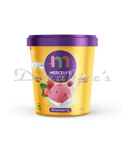 MERCELYS ICE CREAM TUB PREMIUM STRAWBERRY CHEESE CAKE 500 ML