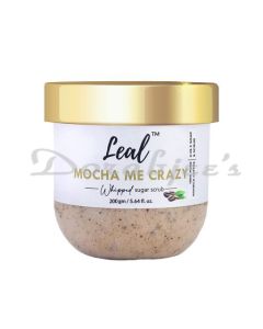 LEAL MOCHA ME CRAZY WHIPPED FACE & BODY COFFEE SUGAR SCRUB  200G