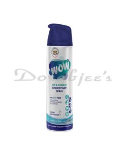 WOW SURFACE DISINFECTANT 320ML AIR & SURFACE DISINFECTANT SPRAY KILLS 999% GERMS