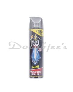 HUNT 100 MINI 200 ML LEMON FRAGRANCE DOUBLE POWERED MOSQUITO AND FLY KILLER SPRAY