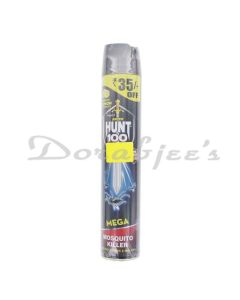 HUNT 100 MEGA 400 ML LEMON FRAGRANCE DOUBLE POWERED MOSQUITO AND FLY KILLER SPRAY