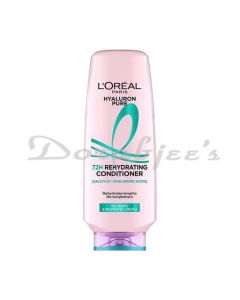 LOREAL HYALURON PURE 72H REHYDRATING CONDITIONER FOR SMOOTH TANGLE FREE HAIR 175 ML