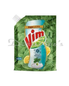 VIM PRO CLEAN DISHWASH LIQUID GEL WITH MINT COOLING FRESHNESS 850 ML