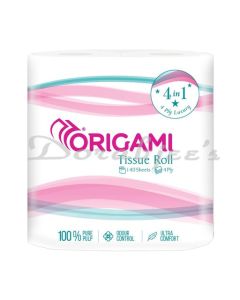 ORIGAMI TISSUE ROLL 4 PLY