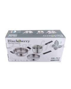 BLACKBERRY MINI TRY PLY 3PCS COOKWARE SET