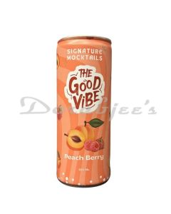 THE GOOD VIBE MOCKTAIL MIX PEACH BERRY 250ML