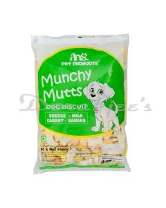 MUNCHYMUTTS ADULT DOG CHEESE MILK CARROT BANANA VEG BISCUITS 900G MM0203