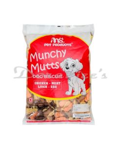 MUNCHYMUTTS PUPPY DOG  CHICKEN MEAT LIVER EGG NON-VEG BISCUITS 900G MM0201