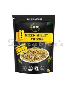 HBB MIXED MILLET DIET CHIVDA 100G MADE WITH JOWAR AND BAJRA FOR GUILT FREE HEALTHY TASTY SNACKING