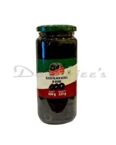 ITALIAN GARDEN BLACK OLIVES SLICED 450G