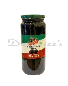 ITALIAN GARDEN BLACK OLIVES PITTED 450G