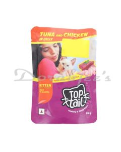 TOPTAIL CAT FOOD KITTEN TUNA & CHICKEN -85 G