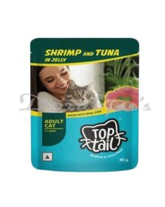 TOPTAIL CAT FOOD ADULT SHRIMP & TUNA - 85 G