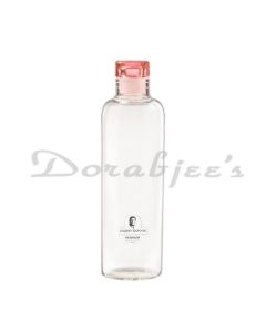 SANJEEV KAPOOR VERONA BOROSILICATE ROUND BOTTLE WITH LID 500 ML PINK  WITH GIFT BOX