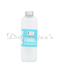 SANJEEV KAPOOR BRUNO GLASS BOTTLE WITH STEEL LID 1 L WITH GIFT BOX