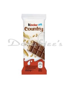 KINDER COUNTRY 23.5G T1 KINDER COUNTRY IS A BAR CHOCOLATE FOR ALL AGE GROUP