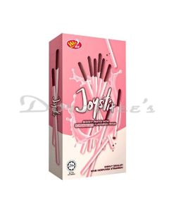 WIN2 JOYSTIX STRAWBERRY 40G BISCUIT COATED WITH STRAWBERRY FLAVORED CREAM