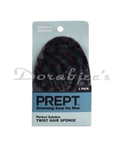 PREPT TWIST HAIR SPONGE FOR MEN  GROOMING GEAR OVAL BRUSH AFROS DREADLOCKS CURL COIL 1 PACK