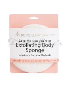 BUNGALOW BEAUTY  NATURAL EXFOLIATING BODY SCRUBBER SPONGE
