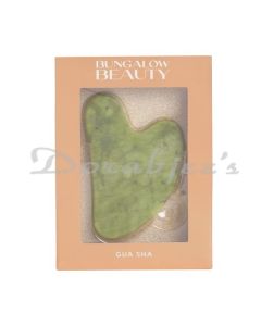 BUNGALOW BEAUTY GUA SHA FACIAL MASSAGE TOOL GREEN JADE