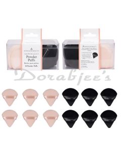 BUNGALOW BEAUTY TRIANGLE POWDER PUFF SET OF 12