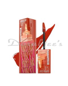MAYBELLINE SUPER STAY VINYL SAUCE LIMITED EDITION 205 AS X LIP COLOR SIIRACHA 42ML