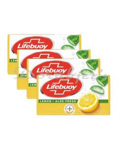 LIFEBUOY LEMON ALOE FRESH SOAP 4*125G