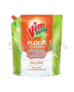 VIM ULTRAPRO FLOOR CLEANER  REFRESHING LEMONGRASS WITH SALT 1.8 L POUCH