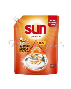 SUN BAKING SODA AND ORANGE DISHWASH GEL 1.8L POUCH