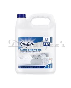 COMFORT FABRIC CONDITIONER  PROVIDES HIGH SHINE & FRESHNESS PROTECTS CLOTHES 5 L