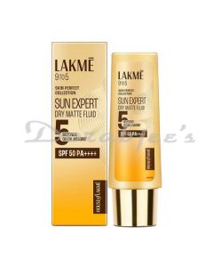 LAKME SUN EXPERT DRY MATTE FLUID SPF 50++++ SUNSCREEN WITH 1% NIAC & CERAMIDE FOR OILY SKIN 50ML