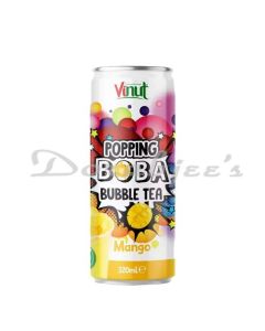 VINUT POPPING BOBA MANGO JUICE 320ML WITH MANGO JUICE DRINK