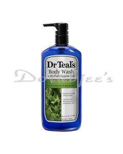 DR TEALS BODY WASH WITH PURE EPSOM SALT RELAX & RELIEF WITH EUCALYPTUS & SPEARMINT 710ML