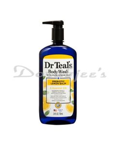 DR TEALS BODY WASH WITH PURE EPSOM SALT WITH PROBIOTIC LEMON BALM & ESSENTIAL OILS 710ML
