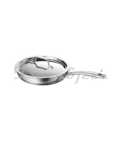 TRAMONTINA FRY PAN 24 AEION 24CM TRIPLY FRY PAN WITH SS LID