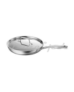 TRAMONTINA FRY PAN 20 AEION  20CM TRIPLY FRY PAN WITH SS LID