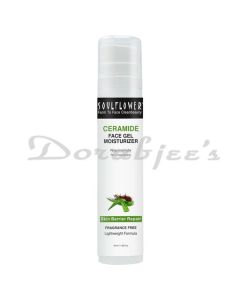 SOULFLOWER CERAMIDE MOISTURIZER WITH NIACINAMIDE & ALOE VERA FOR INSTANT HYDRATION  50ML