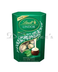 LINDT LINDOR 70% DARK MINT CHOCOLATE 200G
