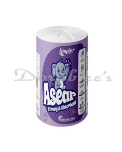 LIMPIAR KITCHEN ROLL SINGLE PREMIUM 2PLY 100PULLS 23X20CM