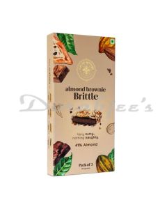 CACAO SPRINGS CHOCOLATE & NUT DELICACY TREATS ALMOND BROWNIE BRITTLE 3PC
