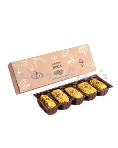 CACAO SPRINGS CHOCOLATE & NUT DELICACY TREATS HAZELNUT ROCA BOX 5PC 60G