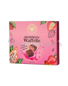 CACAO SPRINGS CHOCOLATE & NUT DELICACY TREATS STRAWBERRY WAFFRILS 120G
