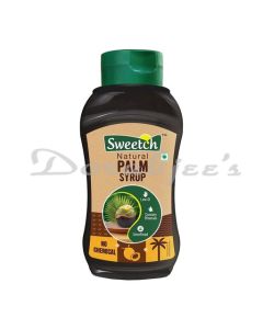 SWEETCH PALM SYRUP VEGAN 100% NATURAL LOW GI RICH IN MINERALS SULFUR & BLEACH FREE SQUEEZE BOTTLE