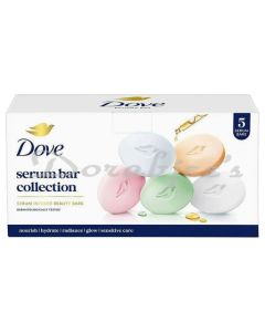 DOVE SERUM BATHING SOAP BAR COLLECTION VARIETY PACK 5X125G