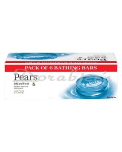 PEARS SOFT AND FRESH BATHING SOAP 6 X 125 G