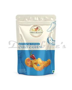 FIRST HEALTH CHILLI CASHEW NUTS STAND UP ZIPPER POUCH NET WEIGHT 180 G
