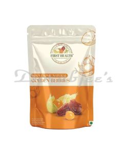 FIRST HEALTH GOLDEN BERRIES STAND UP ZIPPER POUCH NET WEIGHT 180 G